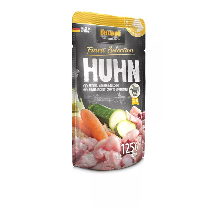 Frischebeutel Huhn Reis Zucchini Möhren