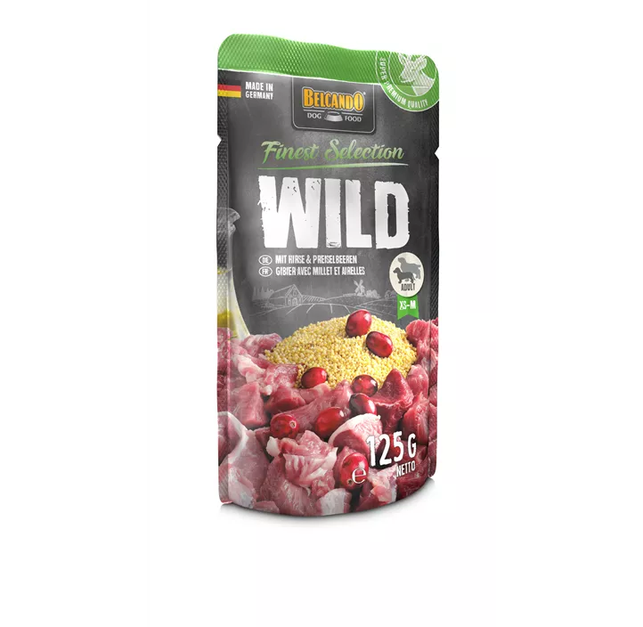 Frischebeutel Wild Hirse Preiselbeeren, 125 g