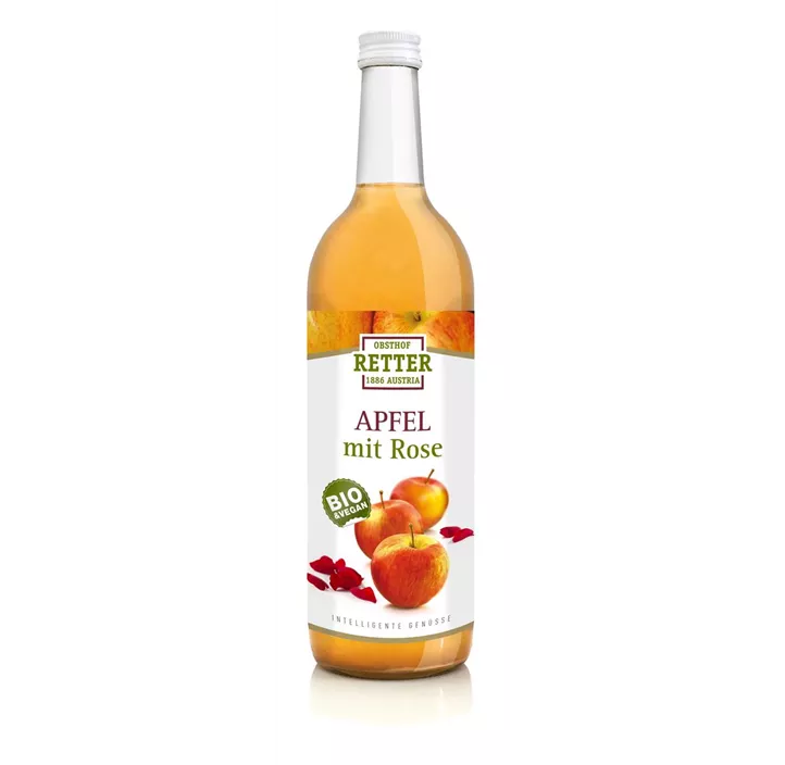 BIO Apfel mit Rose