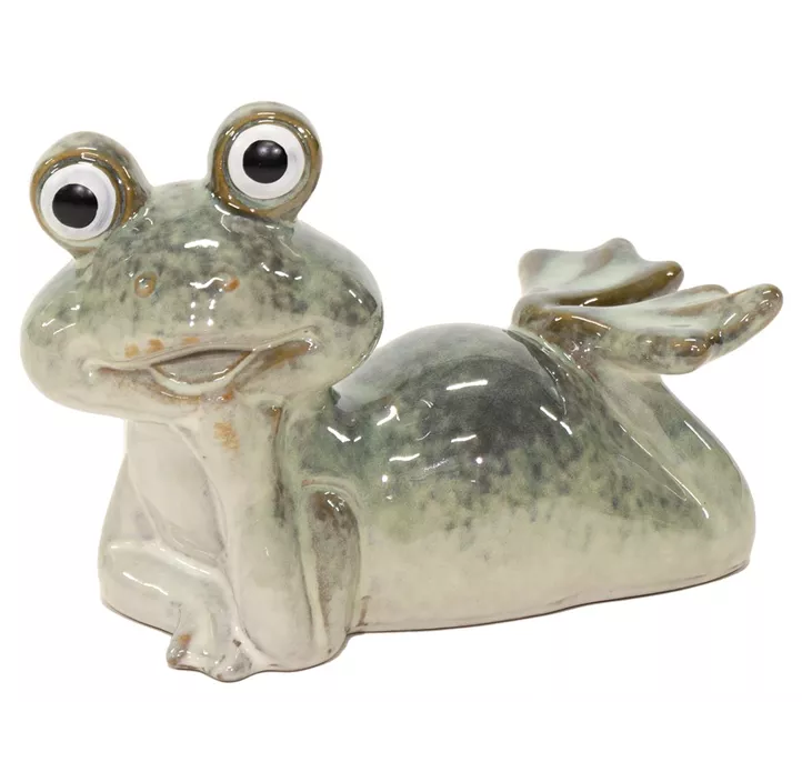 Frosch liegend Nina