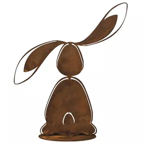 Hase Bunny Ohren oben und unten