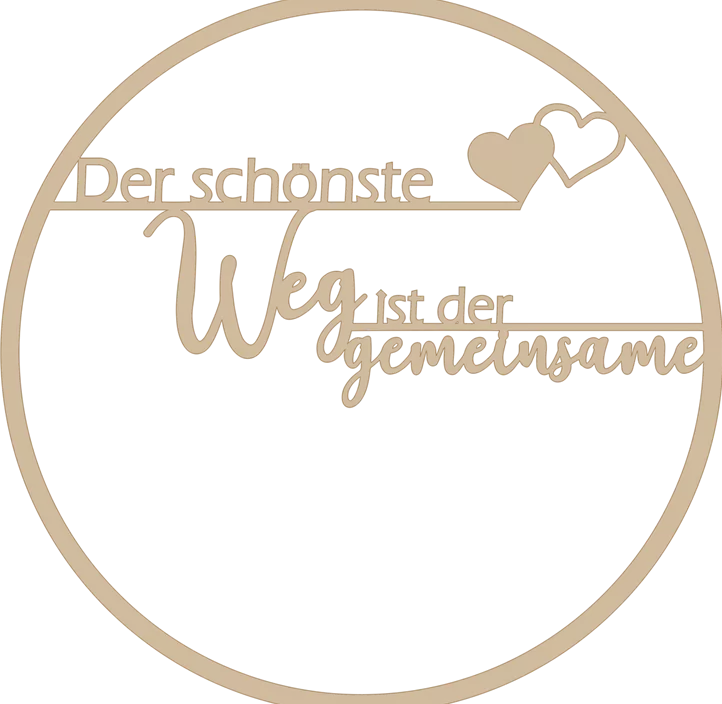 Holzring 'gemeinsamer Weg'