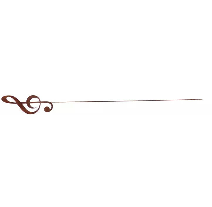 Musiknote auf Stab
