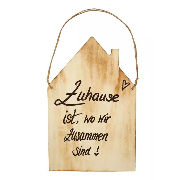 Holztafel Zuhause