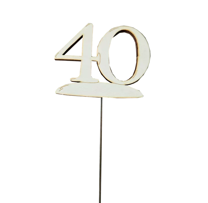 Pflanzenstecker - Jubiläumszahl 