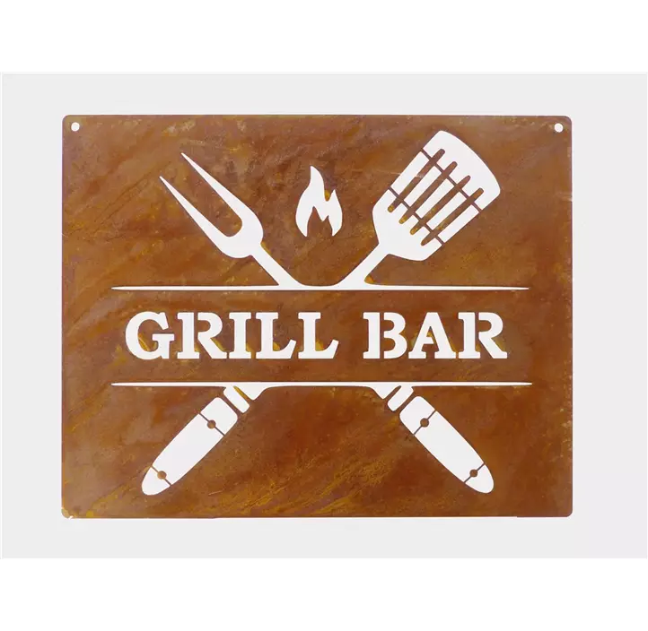 Schild Grillbar