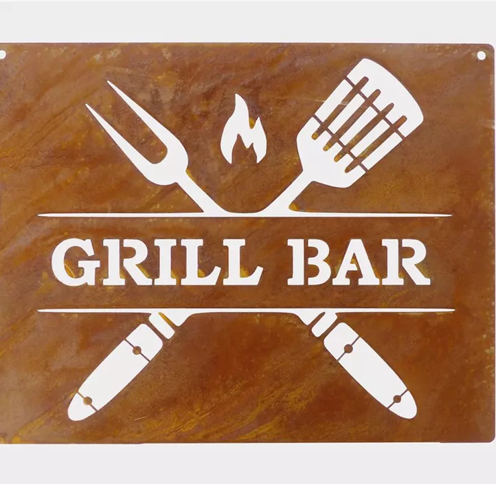 Schild Grillbar
