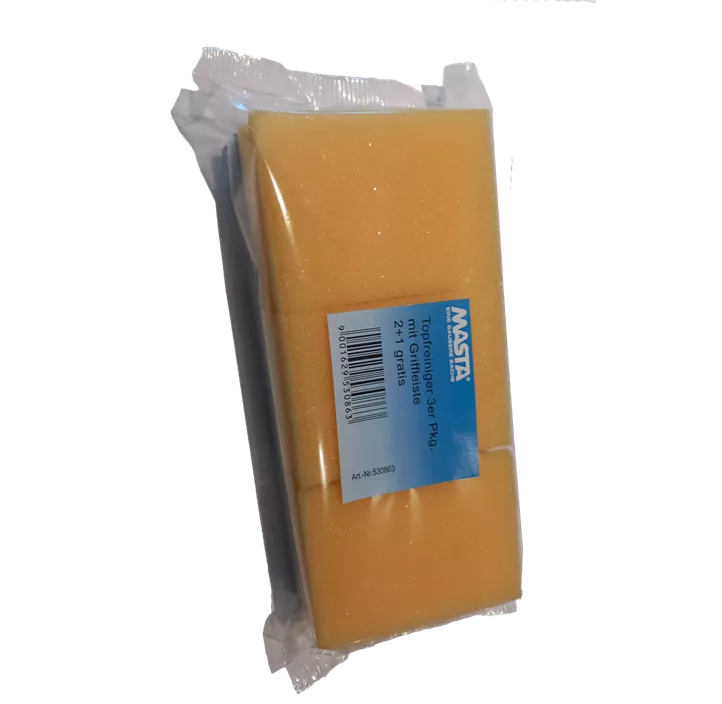Topfreiniger gelb-schwarz 3er Packung