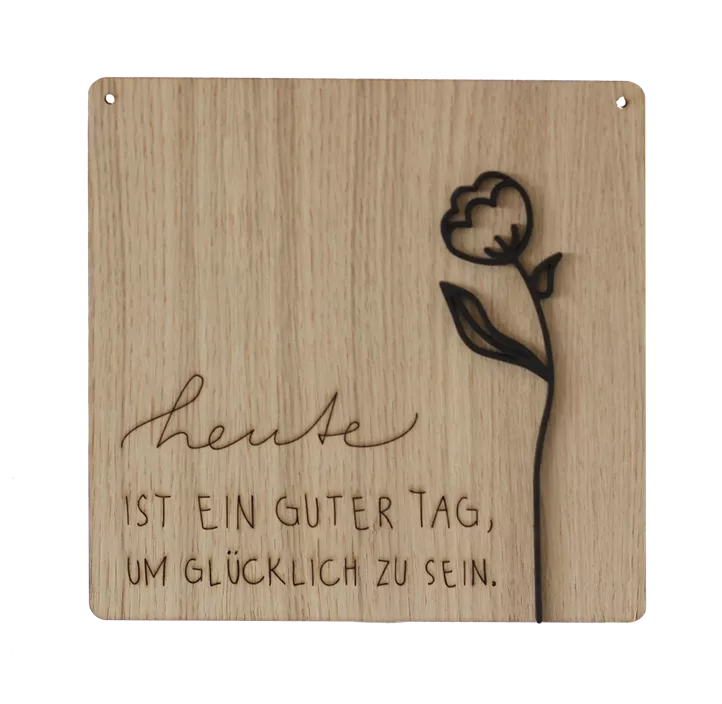 Wandbild Heute Blume