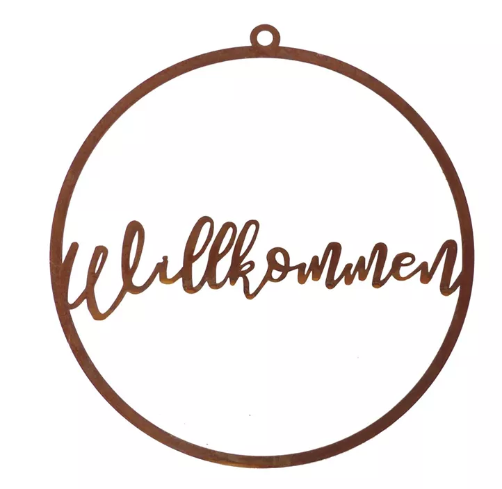 Willkommensschild