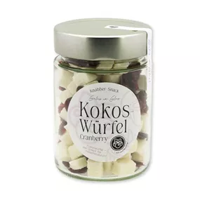 Cranberry-Kokosmix im Schraubglas Cranberry-Kokosmix im Schraubglas