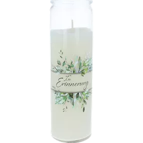 Glas Gedenkkerze Indoor