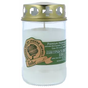 Glas-Öl-Licht Waldlichtung mit Deckel