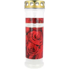 Grablicht mit Motiv 5 Tage transparent