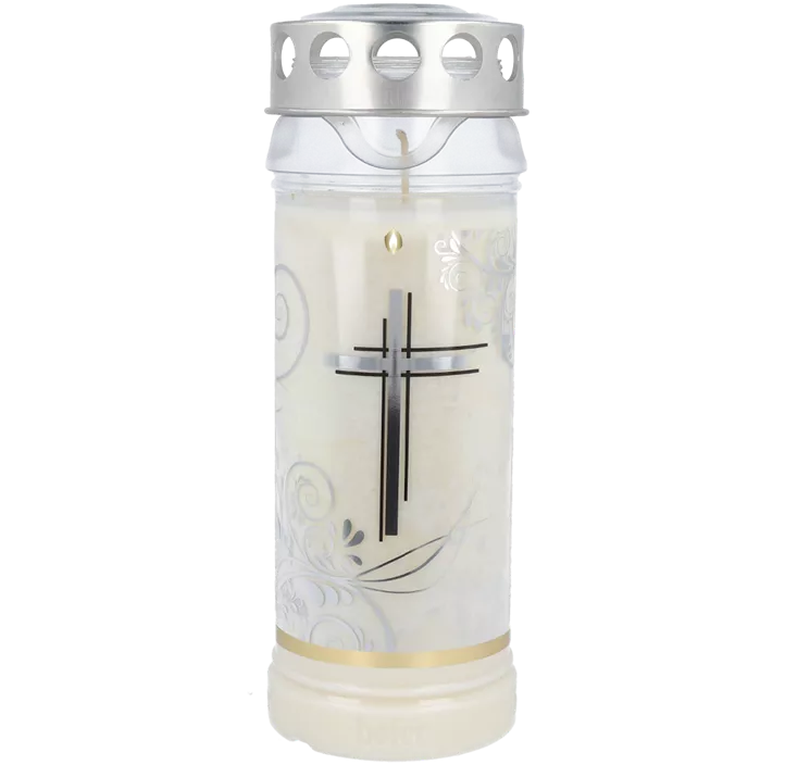 Grablicht Premium 7 Tage Motivlicht Platin transparent