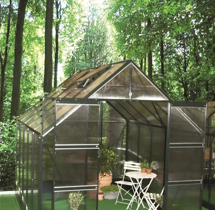 mit 6 mm Polycarbonat, 322 x 257 x 151 cm