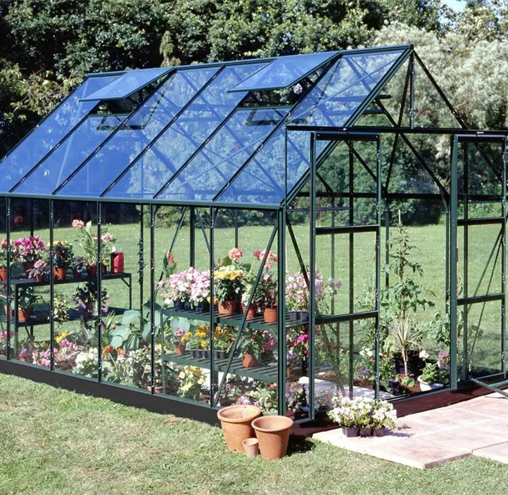 mit 3 mm Sicherheitsglas, 384 x 257 x 151 cm