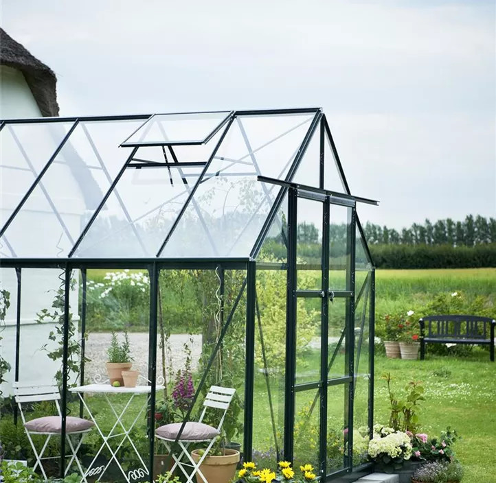 mit 3 mm Sicherheitsglas, 446 x 257 x 230 cm