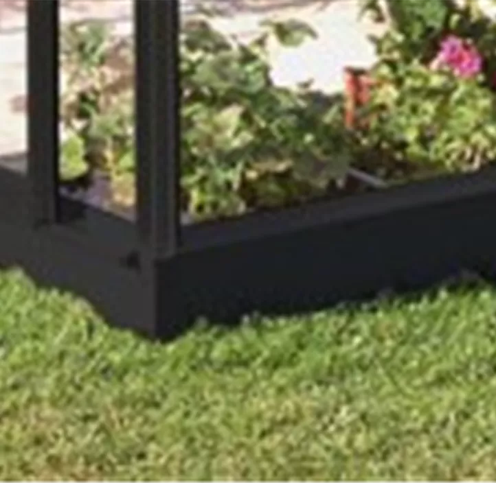 mit 3 mm Sicherheitsglas, 446 x 257 x 230 cm