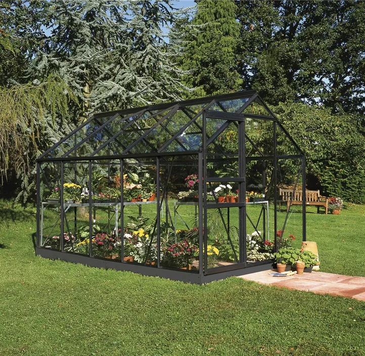 mit 3 mm Blankglas, 319x 193 x 196 cm