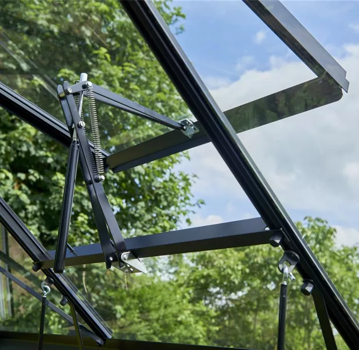 mit 3 mm Blankglas, 319x 193 x 196 cm