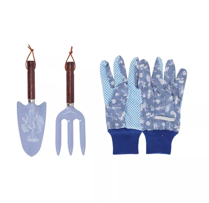Gartengeräte + Handschuhe
