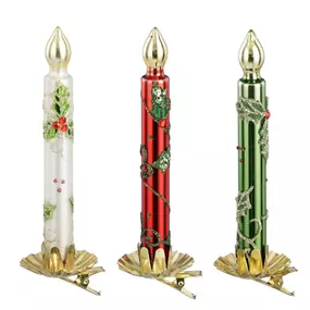 Baumschmuck Kerze mit Clip Baumschmuck Kerze mit Clip