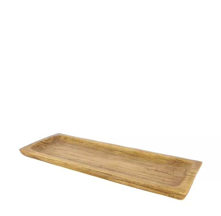 Holzschale länglich