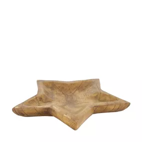 Holzschale Stern