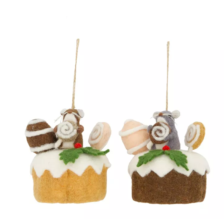 Hänger Maus auf Cupcake