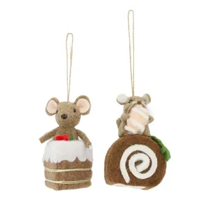 Hänger Maus auf Cupcake