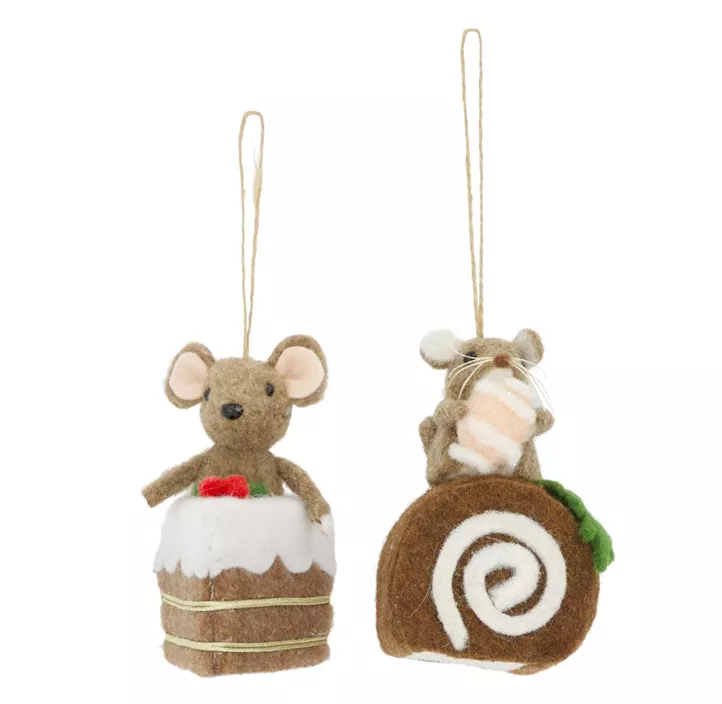 Hänger Maus auf Cupcake