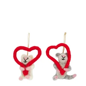 Hänger Maus mit Herz