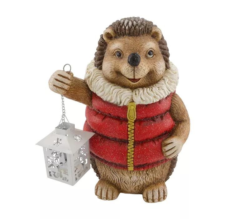 Santa Igel mit Laterne