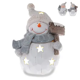Schneemann mit LED