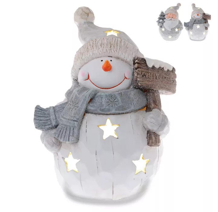 Schneemann mit LED