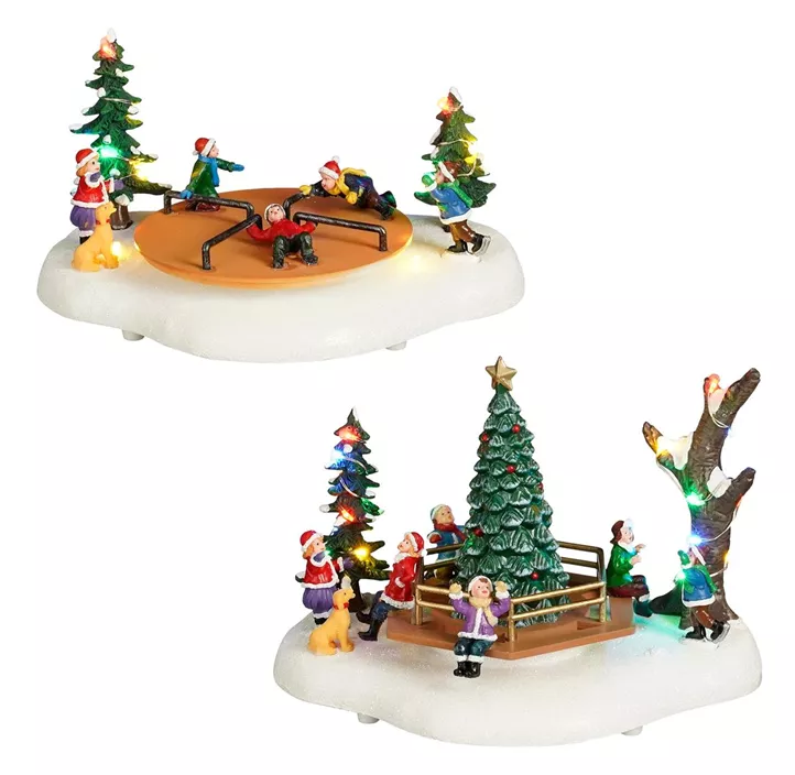 Szene spielende Kinder batteriebetr.