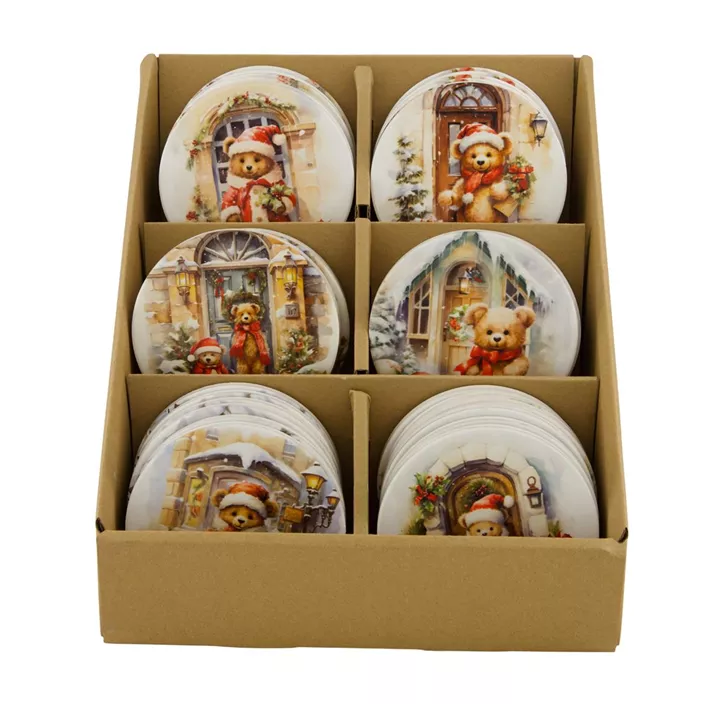 Untersetzer Weihnachtsbär