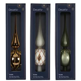 Christbaumspitze aus Glas Christbaumspitze aus Glas