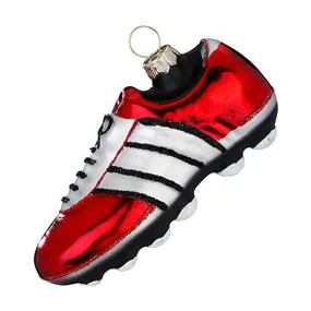 Glasfigur Fußballschuh