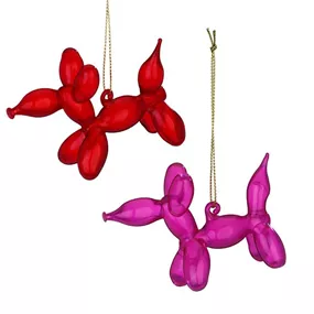 Glasfigur Ballon-Hund