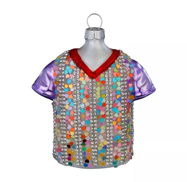 Glasfigur Glitzershirt