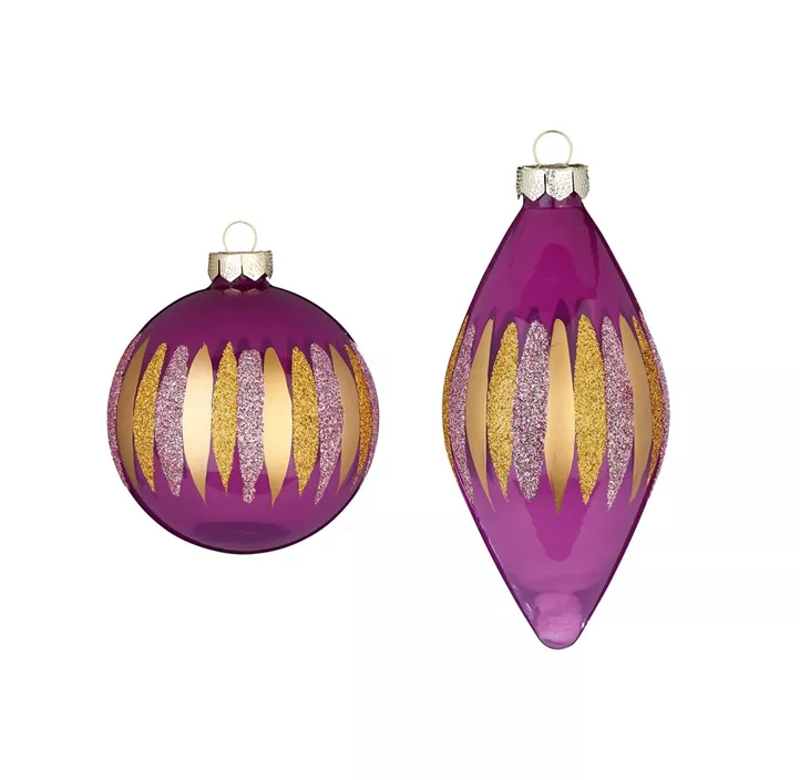 Glasornament 12 Stk/Packung