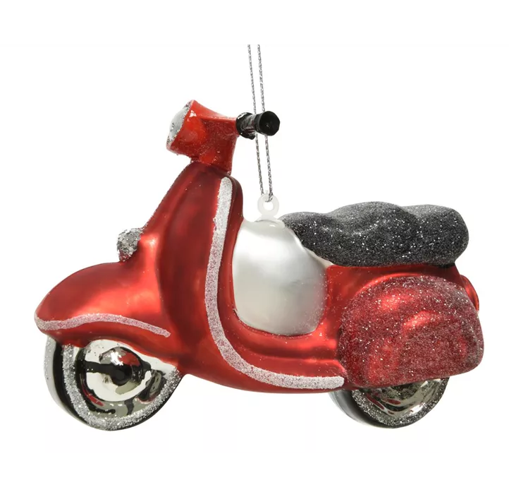 Glasfigur Scooter