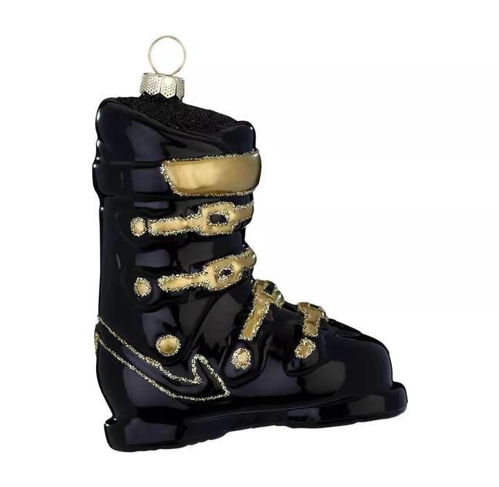 Glasfigur Skistiefel