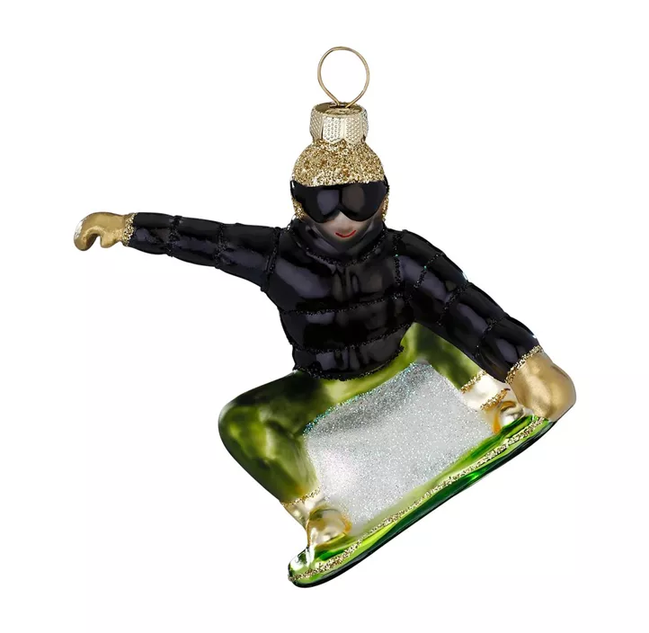 Glasfigur Snowboarder