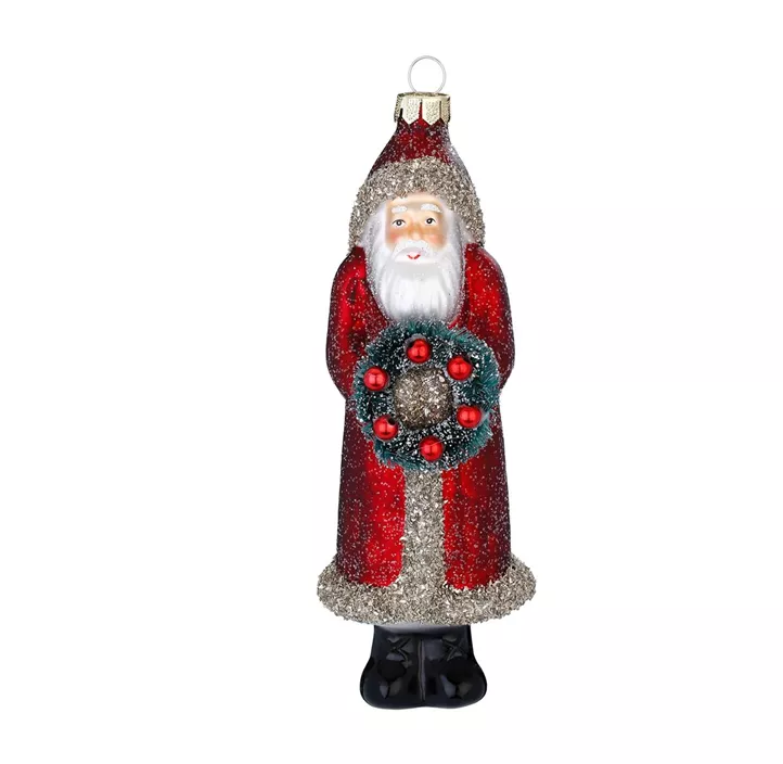 Glasfigur Weihnachtsmann
