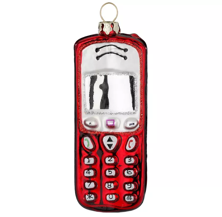 Glasfigur Mobiltelefon