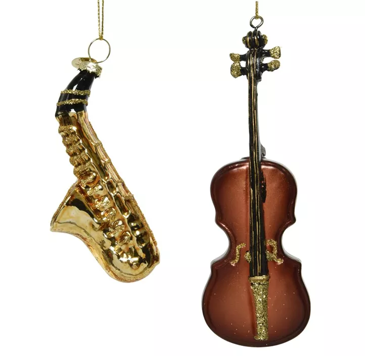 Glasfigur Musikinstrument