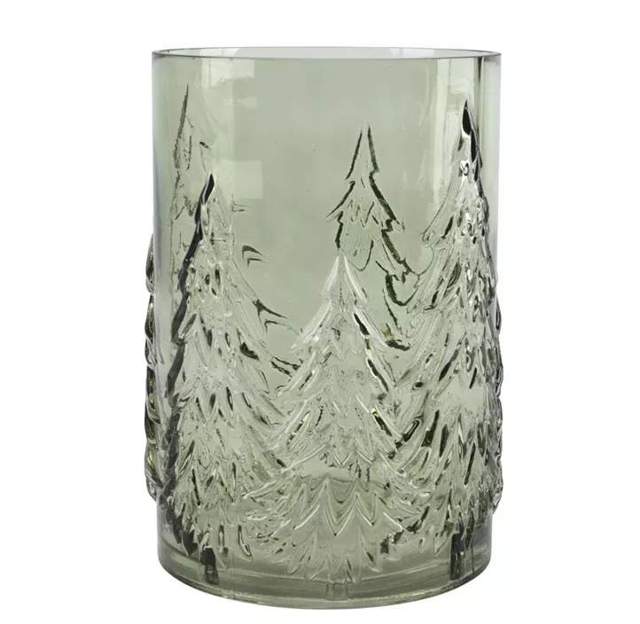 Glasvase Tannenbaum